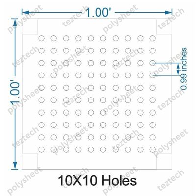 SCR19 1X1 FEET 10X10 HOLES SCREEN TOTAL HOLES=100