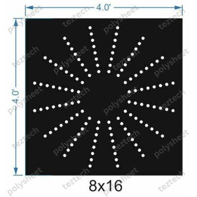 CRC12	4X4 FEET 8X16 HOLES CIRCLE POLYSHEET
