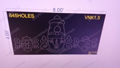 VNK1.5  VENKATESWARA 4X8  FEET 845 HOLES