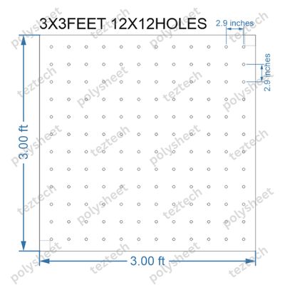 SCR410	3X3 FEET 12X12 HOLES SCREEN TOTAL HOLES=144