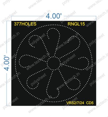 RNGL15 RANGOLI 4X4 FEET 377 HOLES