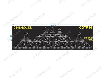 CGTR16 ROW 3X10 FEET 2148 HOLES