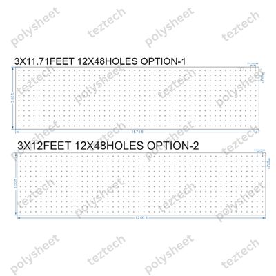 SCR416	 3X12 FEET 12X48 HOLES SCREEN TOTAL HOLES=576