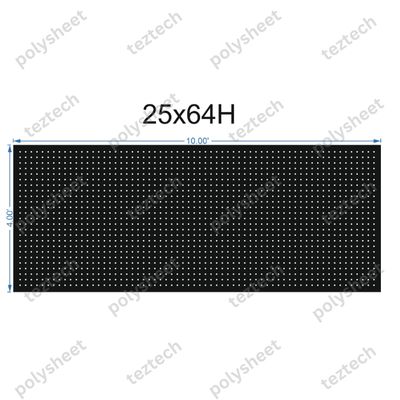 SCR215 4X10 FEET 25X64 HOLES SCREEN TOTAL HOLES=1600