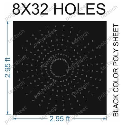 CR832-3F CIRCLE 8X32 3X3 FT TOTAL HOLES 256