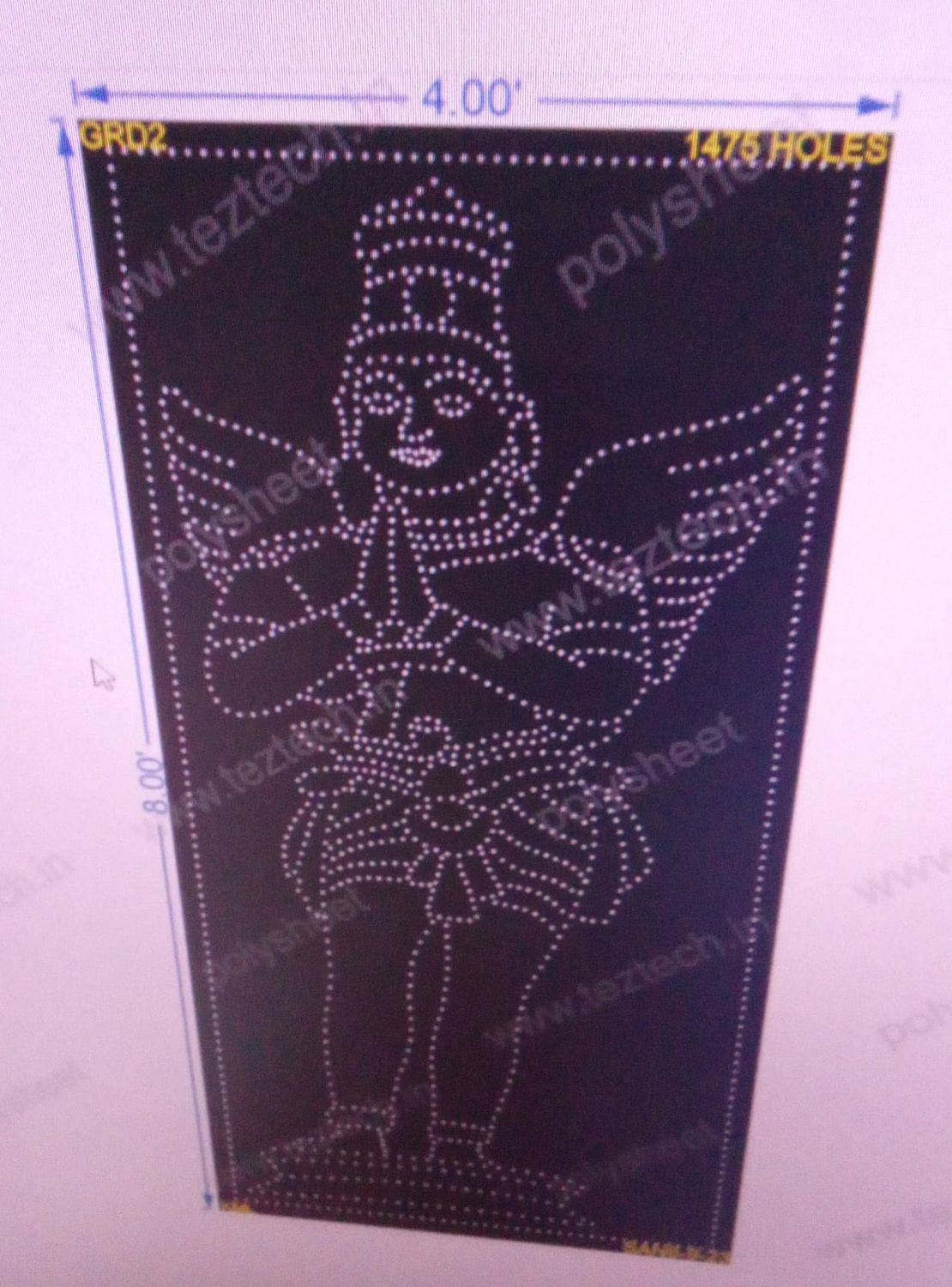 GRD2 GARUD DEV 8X4 FEET 1475 HOLES