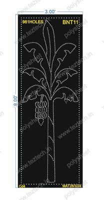 BNT11 BANANA TREE 8X3 FEET 981 HOLES