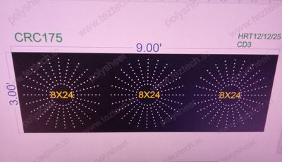 CRC175 3X9 FEET 8X24 OF 3 CRICLE TOTAL HOLES 576  HOLES