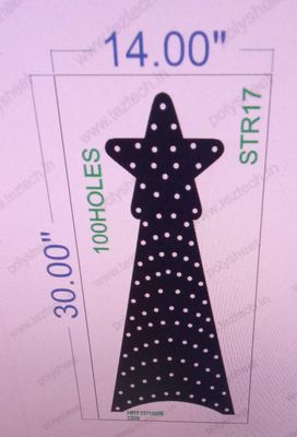 STR17 STAR 1 PART 30X14  INCH  100  HOLES