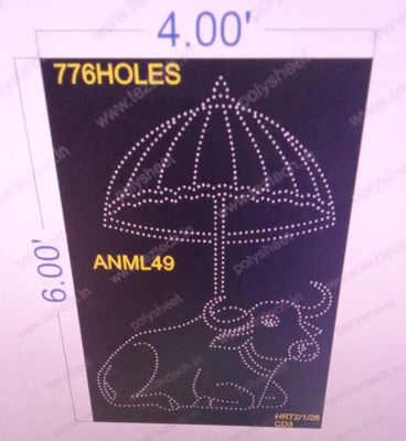 ANML49 NANDI  1 PART 6X4  FEET 776  HOLES