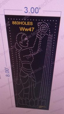 WW47  WOMEN WITH WATER  8X3  FEET 883 HOLES