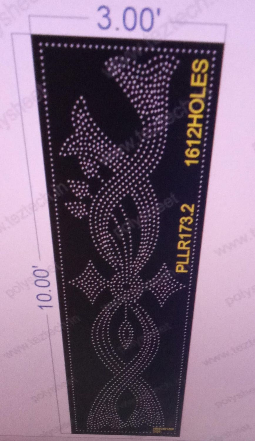 PLLR173.2  PILLAR 1 PART 10X3  FEET 1621 HOLES