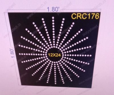 CRC176  1.8X1.8  FEET 12X24   HOLES TOTAL 288 HOLES