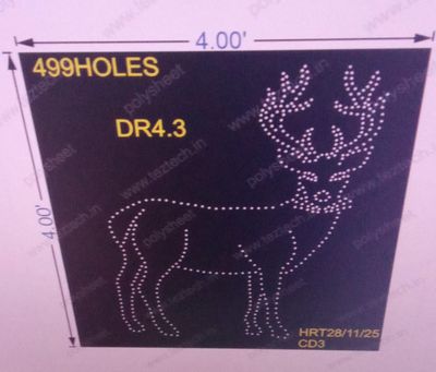 DR4.3 DEER 4X4 FEET 499 HOLES