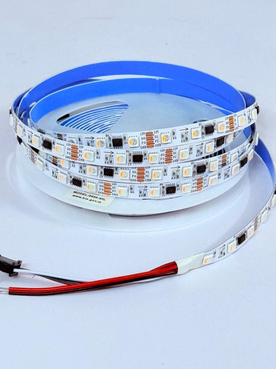 DC 12V TM1834 RGBWW ADRESSABLE LED STRIP FULL COLOR 60LED/METER WITH DUAL DATA