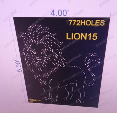 LION15 LION 5X4  FEET 772  HOLES