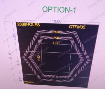 GTFM35 GATE 10X10  FEET 2688  HOLES (3PARTS)