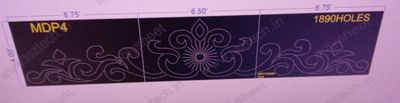 MDP4 MANDAP DESIGN  4X20  FEET 1890 HOLES (3PARTS)