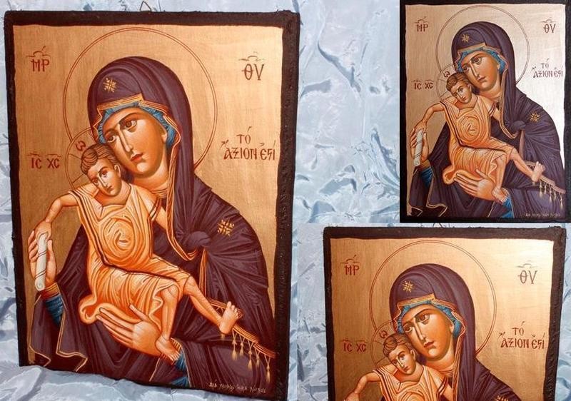 Παναγία Άξιον Εστί (40x30) Παναγία Άξιον Εστί (40x30)