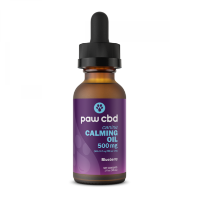 Paw CBD Calming Oil for Dogs 50+ lbs Blueberry Paw CBD Calming Oil for Dogs 50+ lbs Blueberry