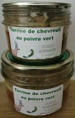 Terrine de Chevreuil au poivre vert 200 Gr