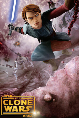 Signed print - Star Wars: The Clone Wars - Anakin Skywalker