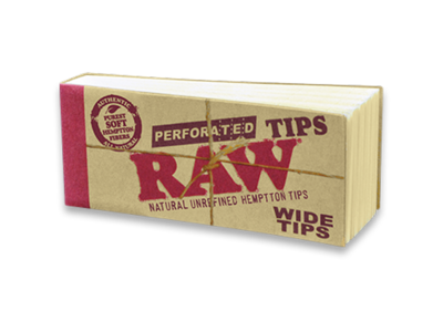 Raw Perforated Tips Wide