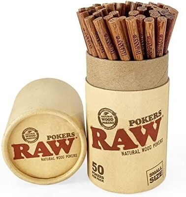 Raw Wood Pokers Small