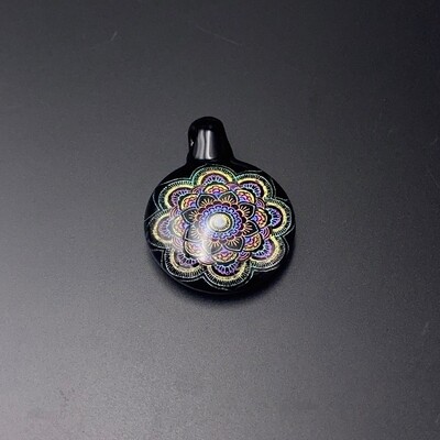 Berzerker (CO) Dichro Image Pendy with Opal - Mandala