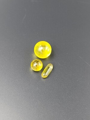 Lid Glass (FL) Terp Slurper Set - Yellow