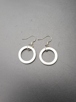 Marni (CO) OG Ring Earring Set - White