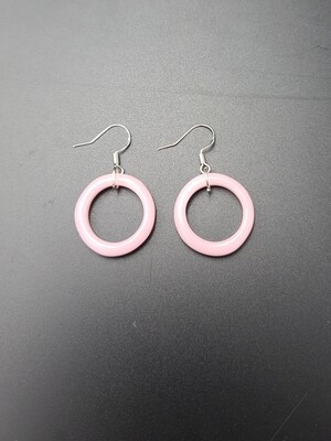 Marni (CO) OG Ring Earring Set - Pink Cadillac (Opaque Pink)