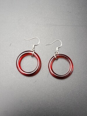 Marni (CO) OG Ring Earring Set - Red