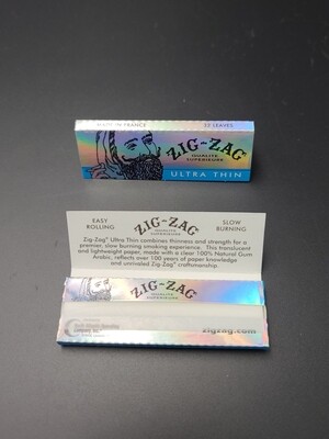 Zig Zag Ultra Thin 1.25 papers SILVER PACK