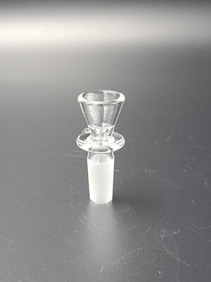 Diesel Glass (FL) Bowl Slide - Clear One Hole 14mm