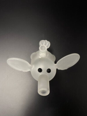Flame Princess (CA) Mini Elephant - Frosted Clear 