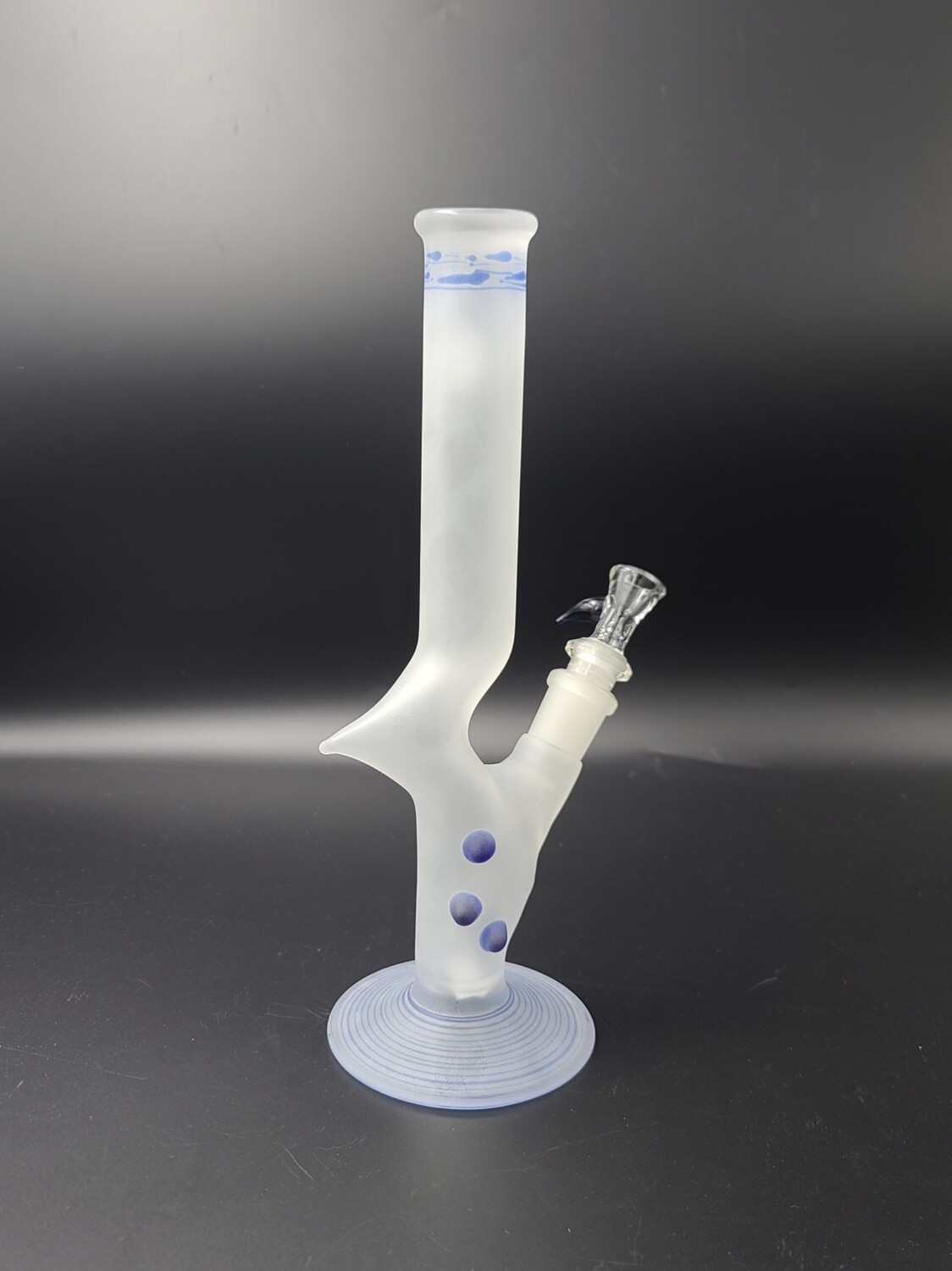 Prism Glassworks (NY) - Sandblasted Checkmark Tube