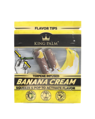 King Palm Flavor Tips Banana Cream 2pk