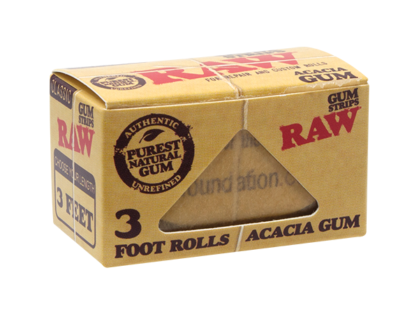Raw Classic Gum Strips 3ft Roll
