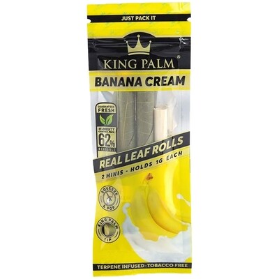 King Palm Mini Banana Cream 2pk