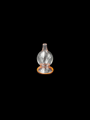 Rusty Glass (FL) Color Accented Bubble Cap - Orange