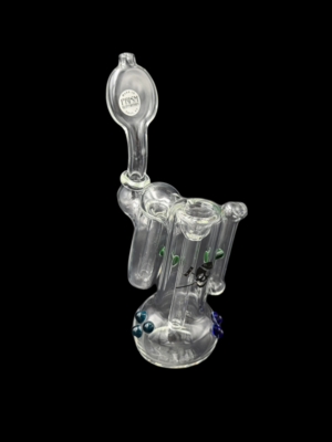 Prism Glassworks (NY) - Clear Double Bubbler