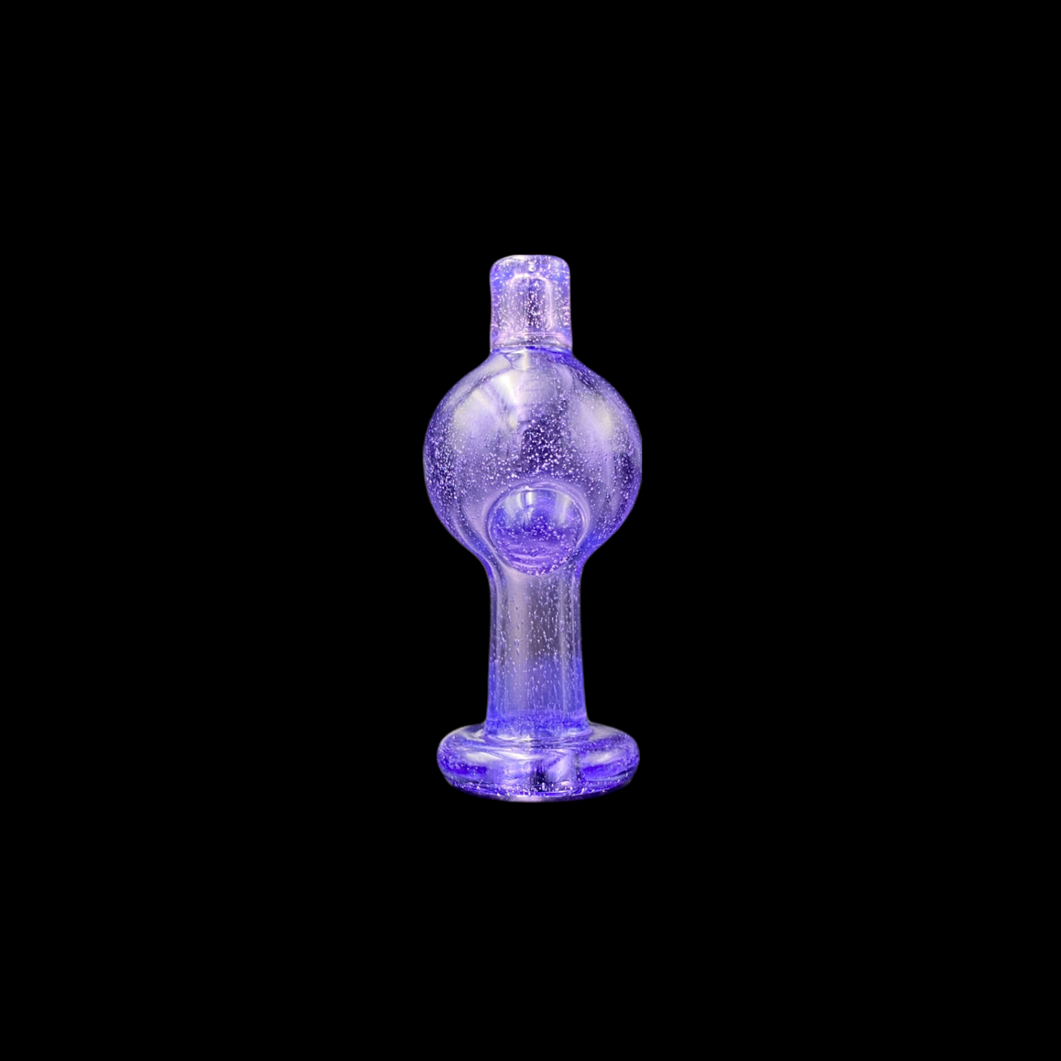 CreepySpooky Glass (FL) - Purple Transparent Bubble Cap