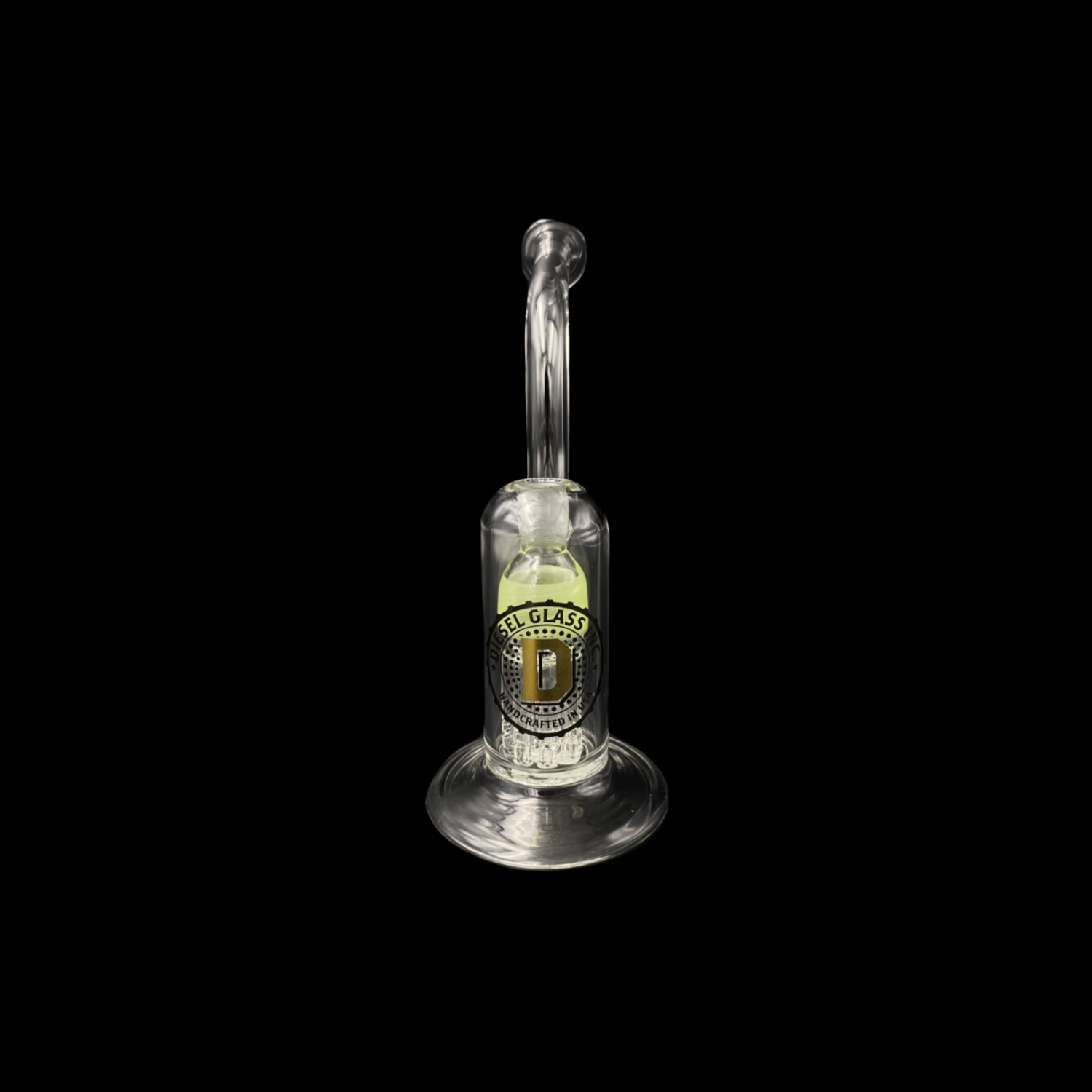 Diesel Glass (FL) 44x4 Tree Perc Rig w/ Pastel Green Accent