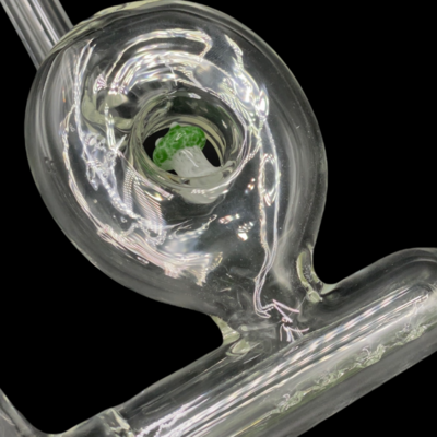 GMay Glass (TN) Inline Rig w/ Green Mushroom