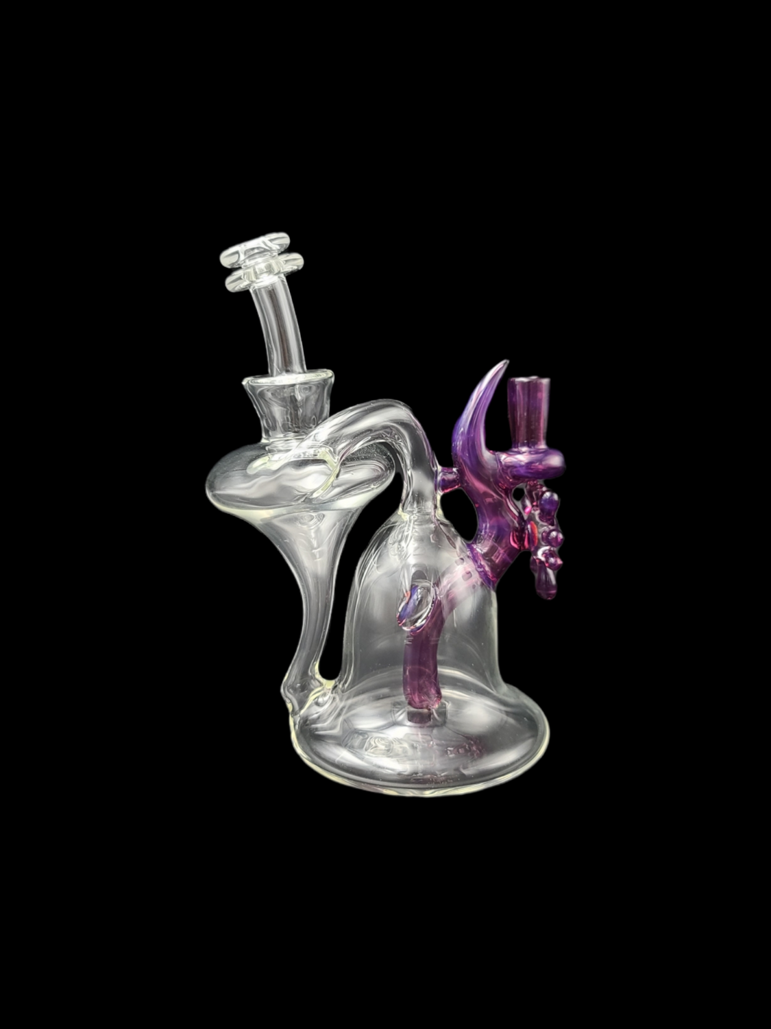 Rob George (FL) Color Accented Recycler w. Splatter & Mushy Mille - Stargazer