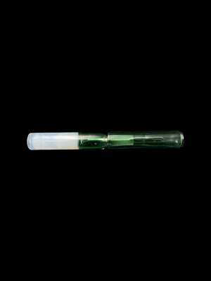Emerald OG (FL) - Dabber w/ Cover - Transparent Green to Opaque White