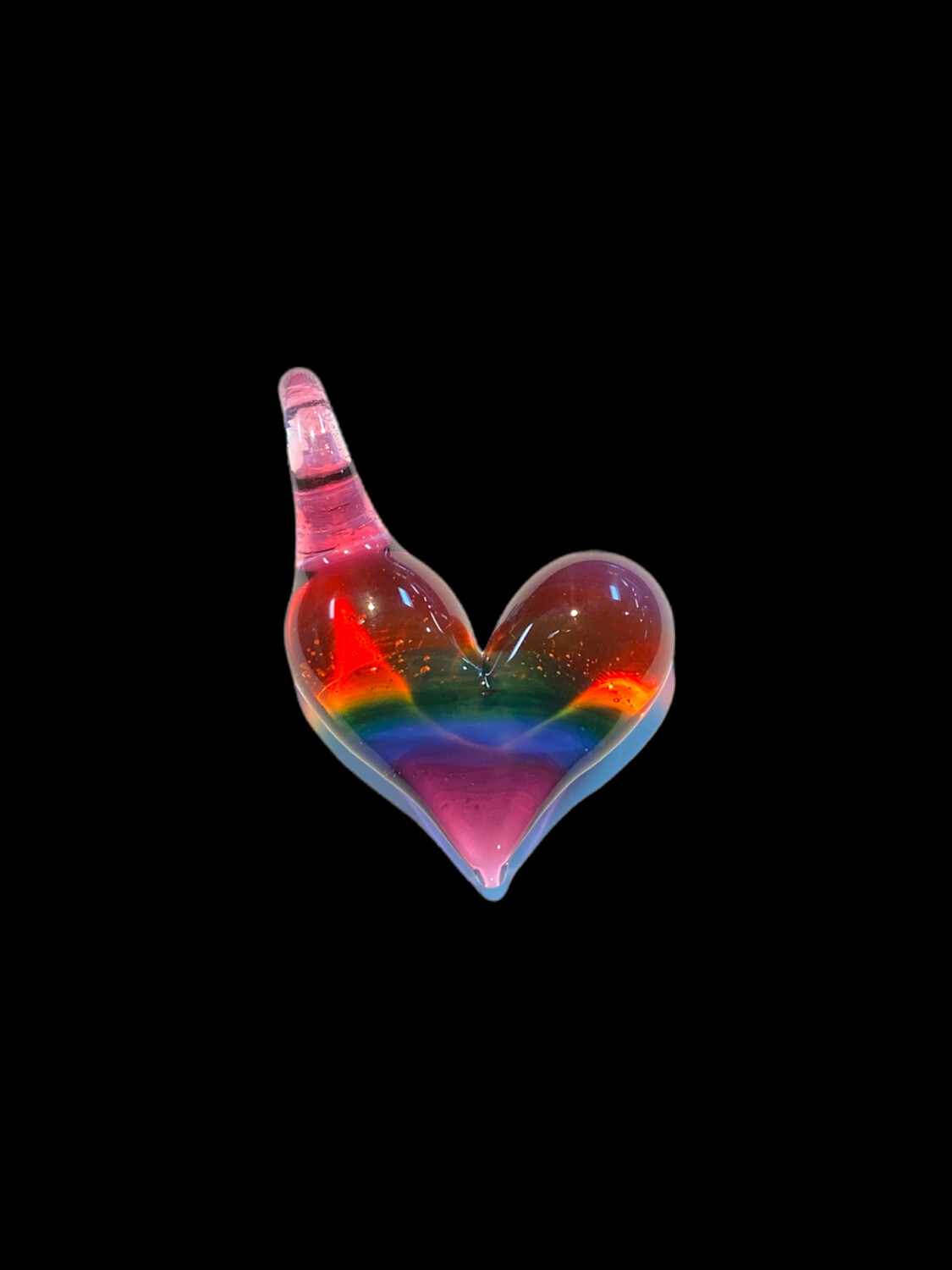 KT Scissorbaby (FL) Rainbow Heart Pendant B