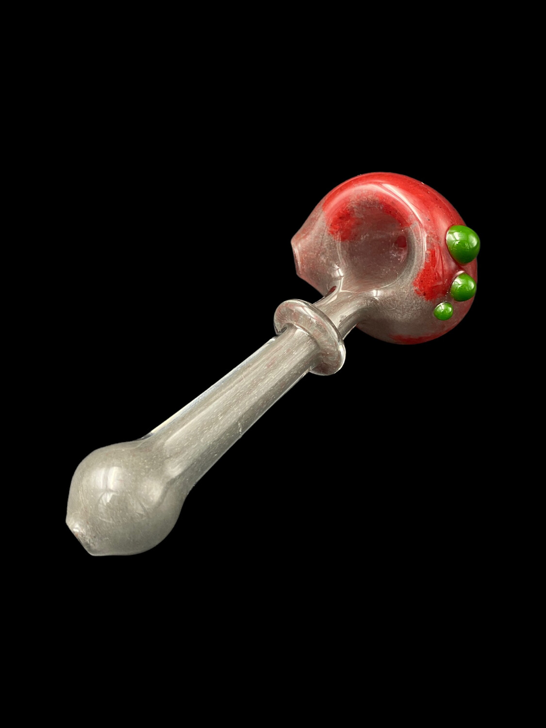 Goblin King (TX) Frit Spoon - Grey to Red
