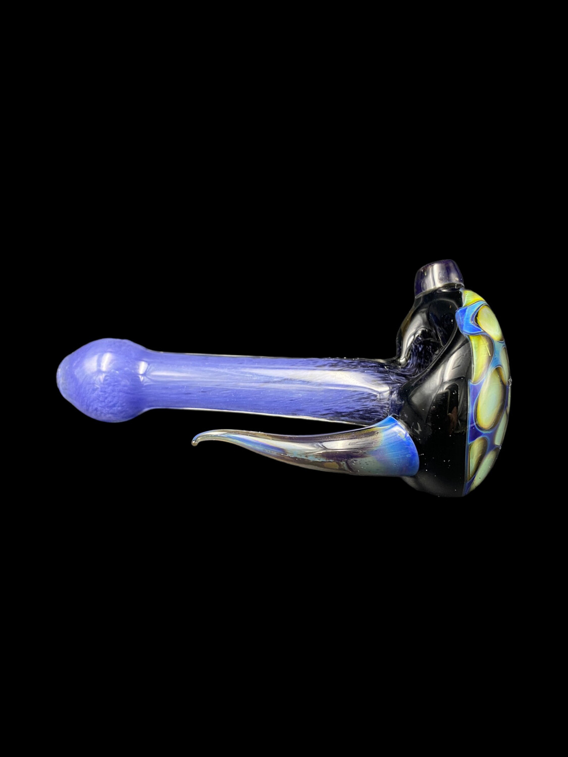 Glass to Mouth (FL) - Frit Honeycomb Spoon w/ Spike